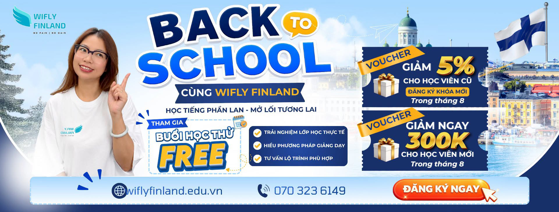 Học Thử Tiếng Phần Lan Online MIỄN PH&Iacute; -  Back To School