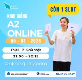 Học Tiếng Phần Lan Online - Kho&aacute; A2 Khai Giảng 05/03/2026