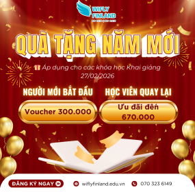 Ưu Đ&atilde;i Kh&oacute;a Học Tiếng Phần Lan Đầu Năm 2026 
