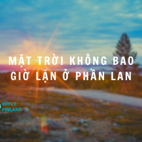 MẶT TRỜI ĐÊM Ở PHẦN LAN