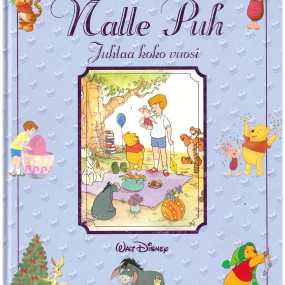 Sách Nalle Puh Juhlaa koko vuosi -  Nalle Puhin kiitospäivä - Kuvittanut John Kurtz (P6)