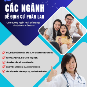 TOP NGÀNH NGHỀ DỄ XIN VISA, DỄ ĐỊNH CƯ NHẤT KHI DU HỌC NGHỀ PHẦN LAN