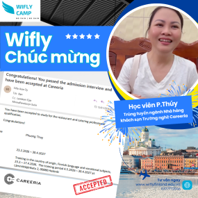 CH&Uacute;C MỪNG CHỊ PHƯƠNG TH&Uacute;Y - DU HỌC CAREERIA