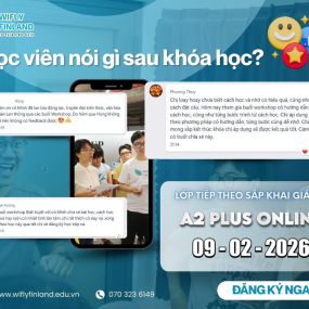 Kh&oacute;a Học Tiếng Phần Lan Wifly Finland 2026 &ndash; Một Năm Học Đ&aacute;ng Nhớ 
