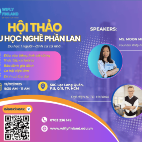 HỘI THẢO DU HỌC NGHỀ  - ĐỊNH CƯ GIA ĐÌNH PHẦN LAN (12/07/2025)