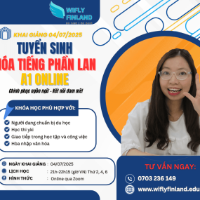 KHAI GIẢNG KHÓA TIẾNG PHẦN A1 ONLINE 04/07/2025