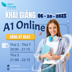 Khóa học tiếng Phần Lan A1 Online ngày 06/10/2025 