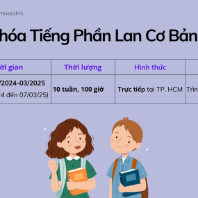 Khóa Tiếng Phần Lan Cơ Bản 