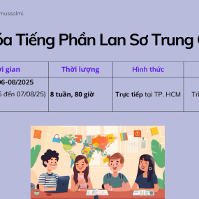 Khóa Tiếng Phần Lan Sơ Trung Cấp