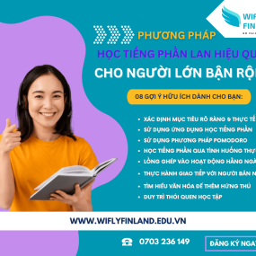 PHƯƠNG PHÁP HỌC TIẾNG PHẦN LAN HIỆU QUẢ CHO NGƯỜI LỚN BẬN RỘN 