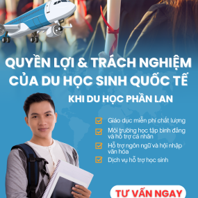 QUYỀN LỢI VÀ TRÁCH NHIỆM CỦA HỌC SINH QUỐC TẾ KHI DU HỌC THPT PHẦN LAN