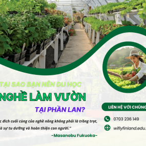 TẠI SAO BẠN NÊN DU HỌC NGHỀ LÀM VƯỜN TẠI PHẦN LAN? 