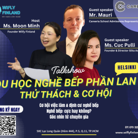 Talkshow Du Học Nghề Bếp Phần Lan: Thử Thách & Cơ Hội Định Cư 