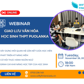 THU HOẠCH TỪ BUỔI WEBINAR GIAO LƯU VĂN HÓA VỚI HỌC SINH THPT PUOLANKA