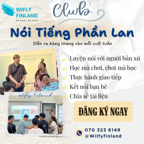 Câu lạc bộ nói tiếng Phần Lan Wifly Finland – Nơi kết nối và thực hành ngôn ngữ