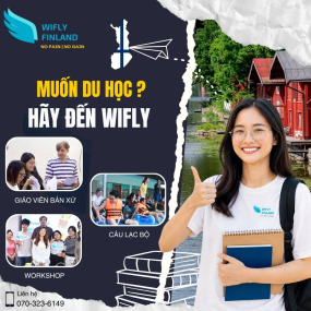 MUỐN DU HỌC? HỌC TIẾNG PHẦN LAN TRỰC TIẾP TẠI WIFLY