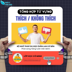 Bộ tổng hợp ngữ ph&aacute;p để đi du học nghề Phần Lan: Th&iacute;ch Hay Kh&ocirc;ng Th&iacute;ch