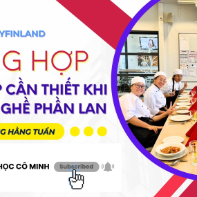 Tổng hợp ngữ ph&aacute;p cần thiết khi du học nghề Phần Lan: Nghề Bếp