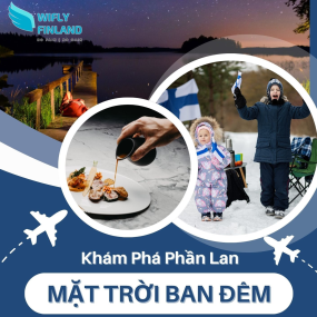 MẶT TRỜI Đ&Ecirc;M Ở PHẦN LAN