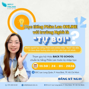 Talkshow BACK TO SHOOL-  Lớp Học online tiếng Phần Lan