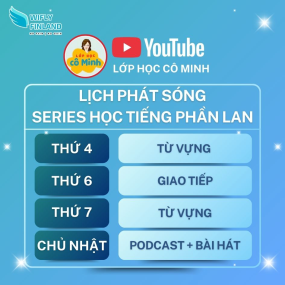 Wifly Finland ra mắt k&ecirc;nh YouTube học tiếng Phần Lan - Lớp Học C&ocirc; Minh