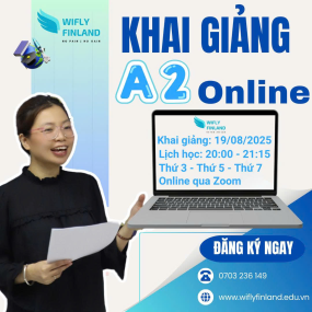 Từ A1 lên A2: Học tiếng Phần Lan online cùng Wifly