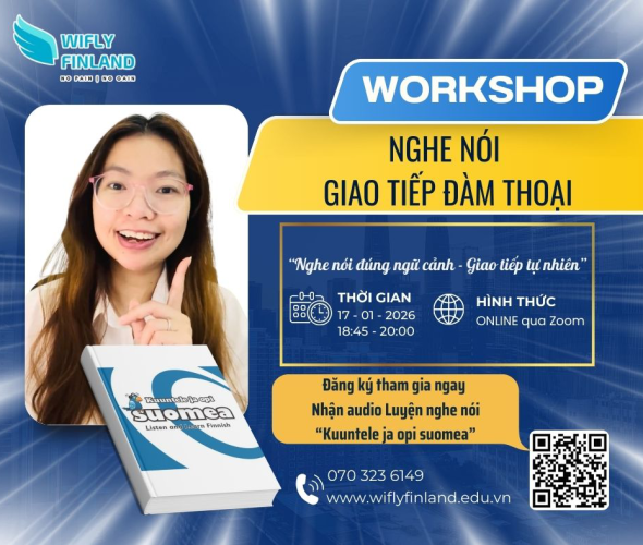 WORKSHOP ĐẶC BIỆT - WORKSHOP NGHE N&Oacute;I V&Agrave; GIAO TIẾP Đ&Agrave;M THOẠI ONLINE