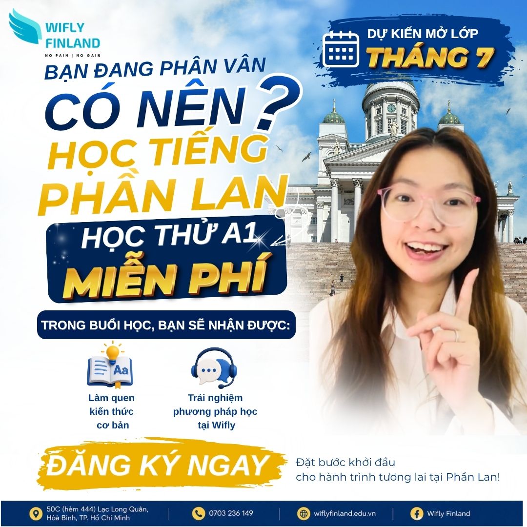 Tiếng Phần Lan Có Khó Không? Học Thử Miễn Phí Lớp Dành Cho Người Mới