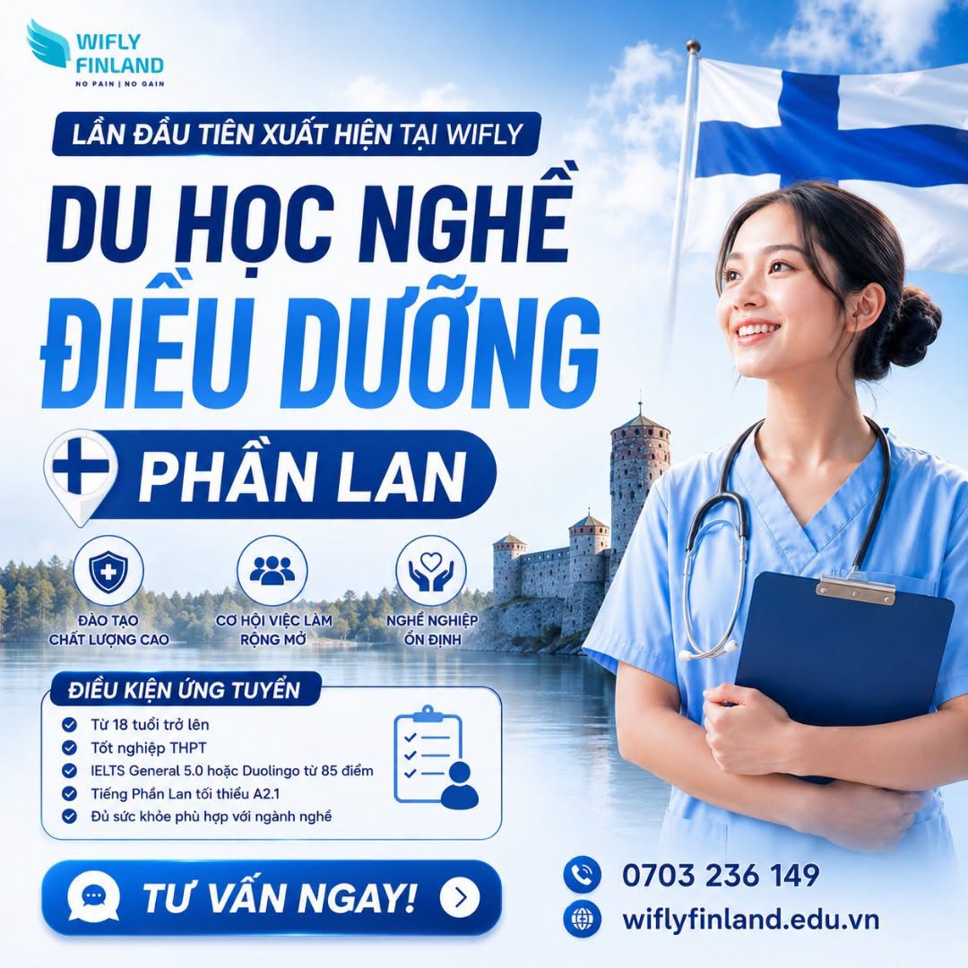 Du học nghề Phần Lan ngành điều dưỡng