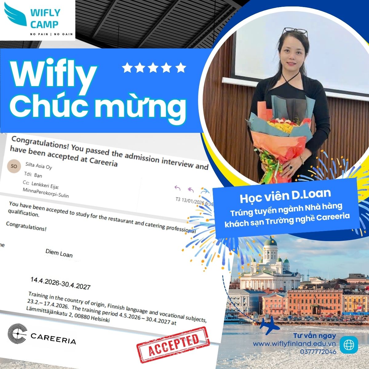 Loan Wifly Finland du học nghề Phần Lan