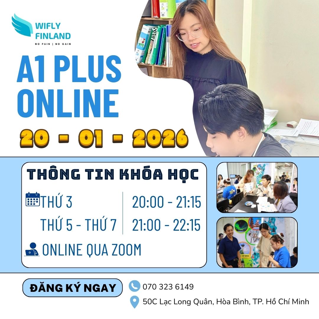 khoa học tiếng Phần Lan Online A1Plus