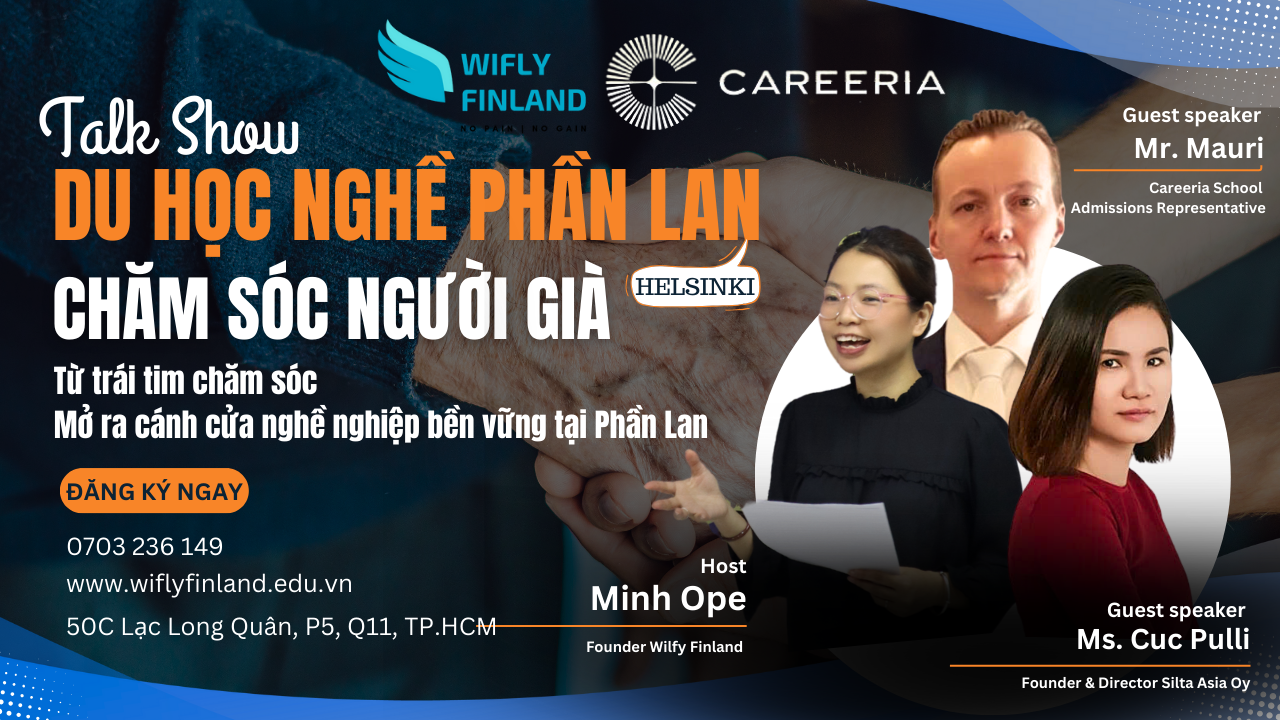 Talkshow du hoc Nghề Chăm Sóc Người Già 1