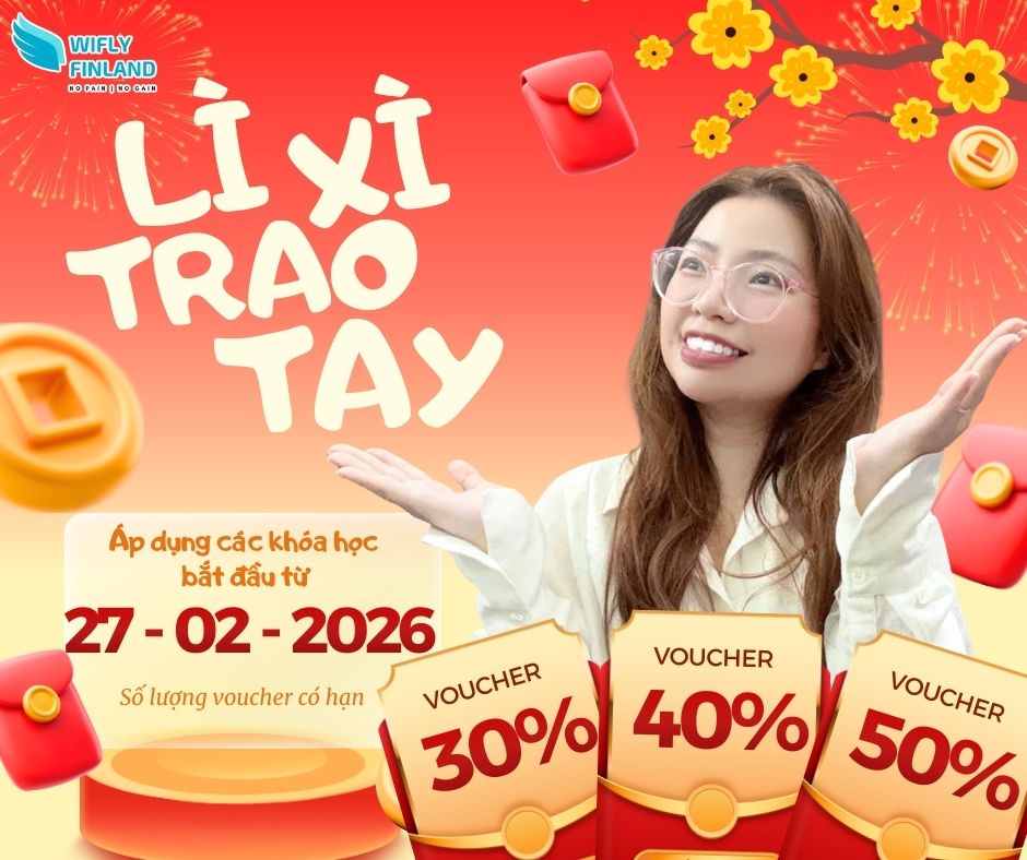 khóa học tiếng Phần Lan Lì Xì Đầu Năm