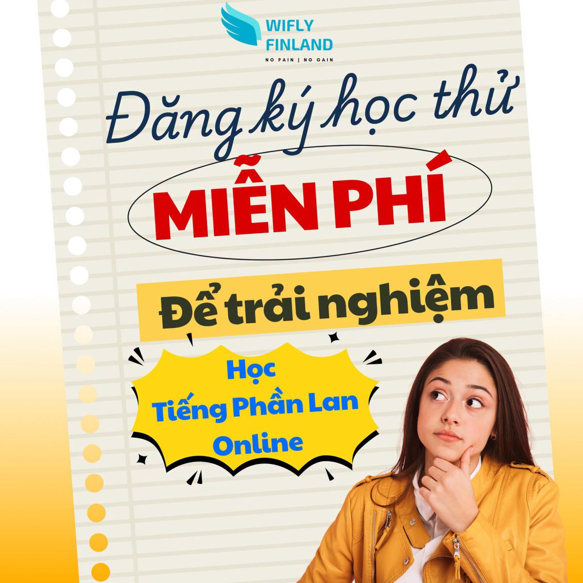 Lớp Học thử miễn phí Phần Lan wifly finland 20/10