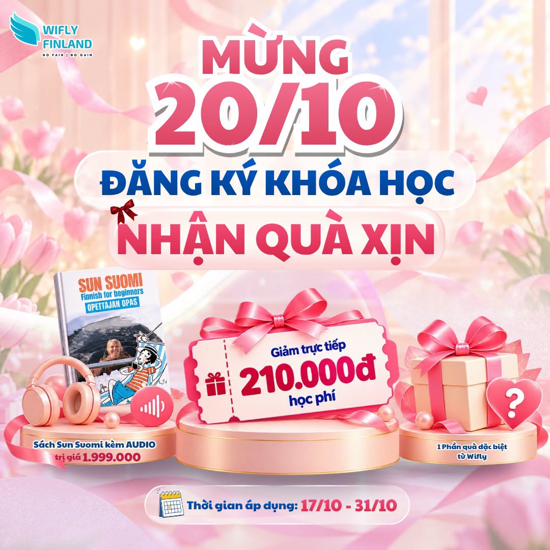 Du Học Phần Lan wifly finland 20/10