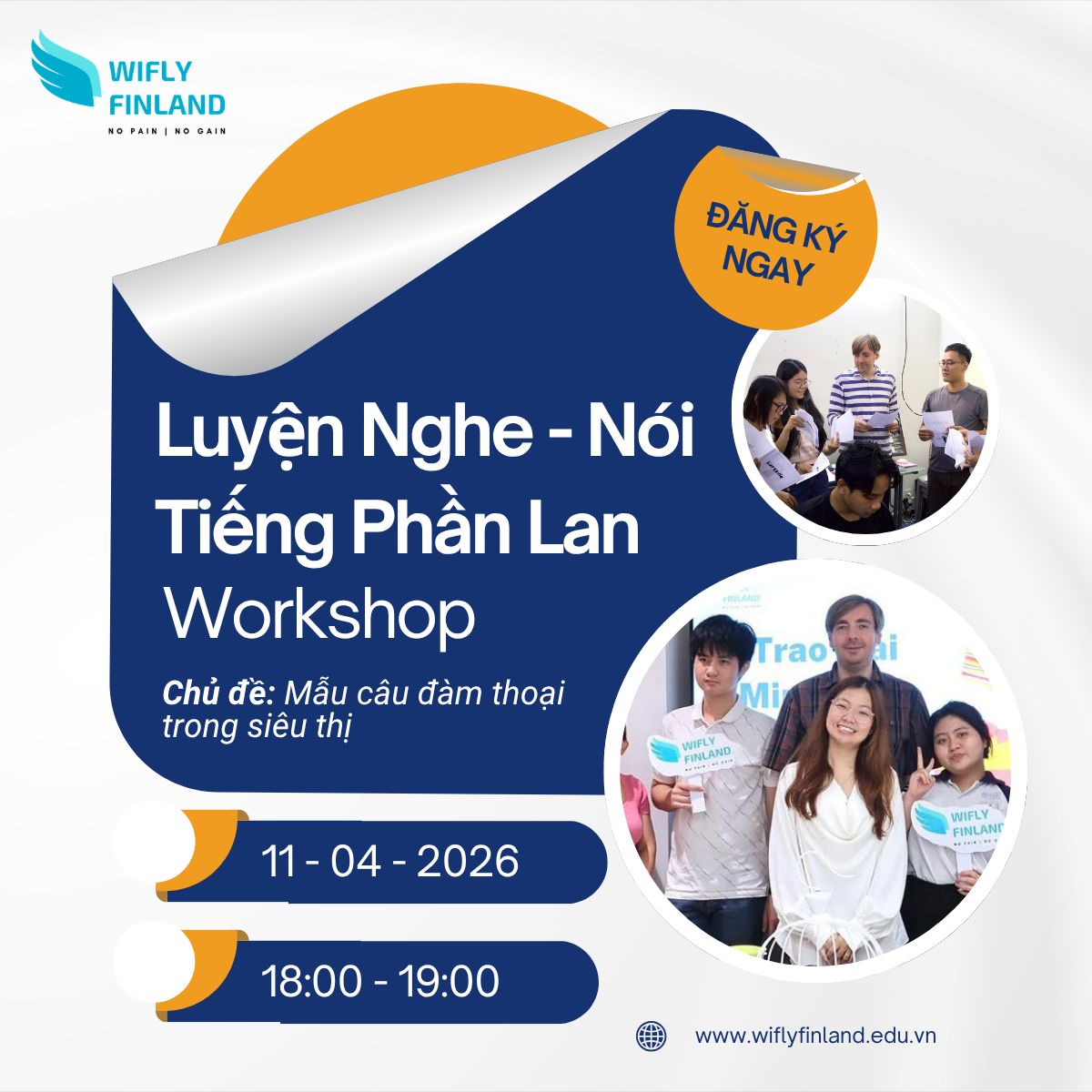 Tiếng Phần Lan có khó không? Workshop luyện giao tiếp mua sắm Phần Lan 2026