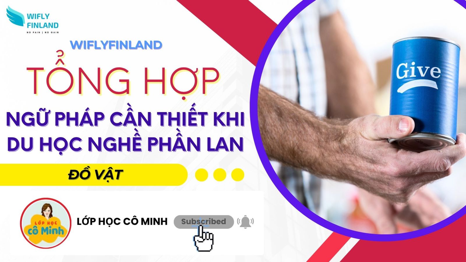 tổng hợp ngữ pháp du học nghề Phần Lan đồ vật