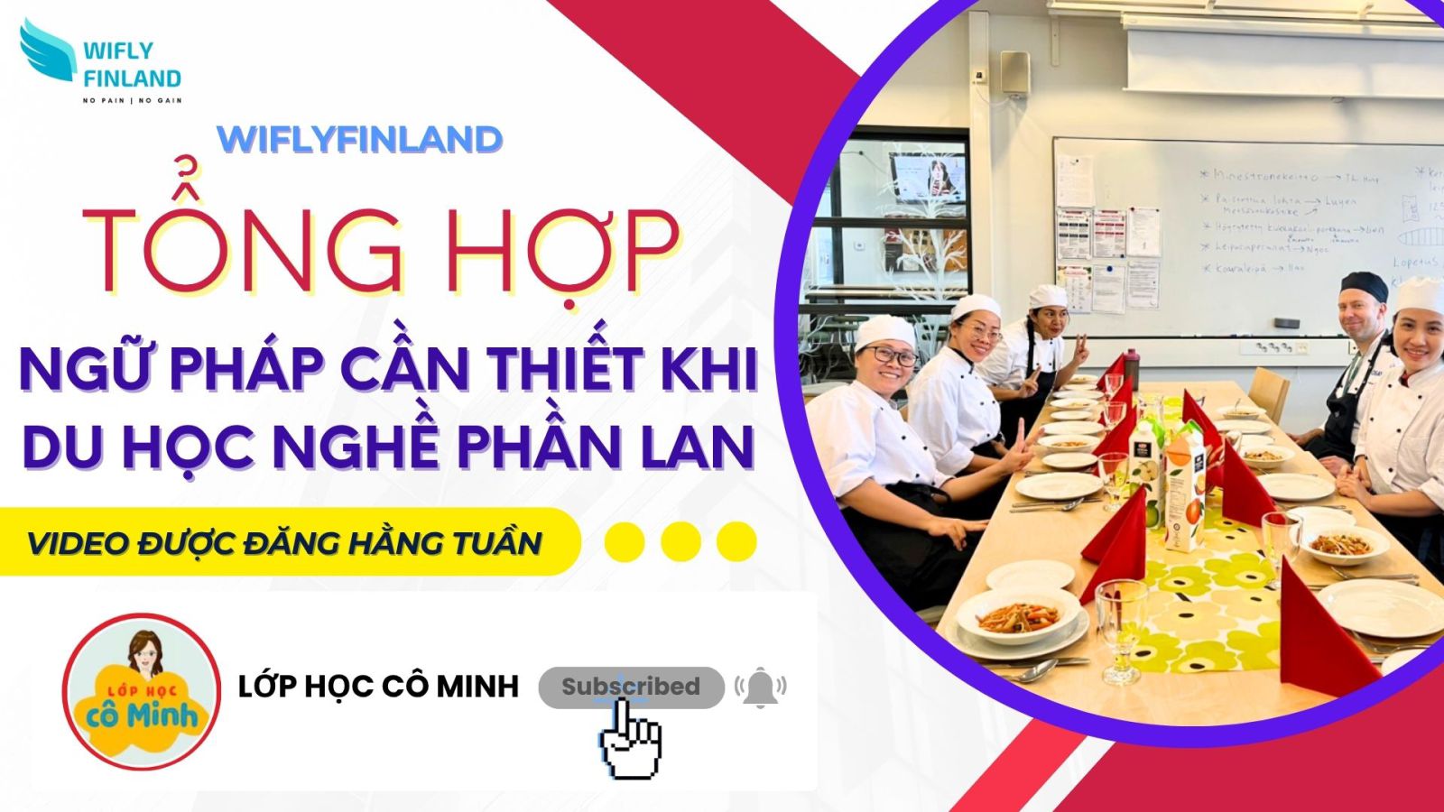 tổng hợp ngữ pháp du học nghề Phần Lan nghề bếp