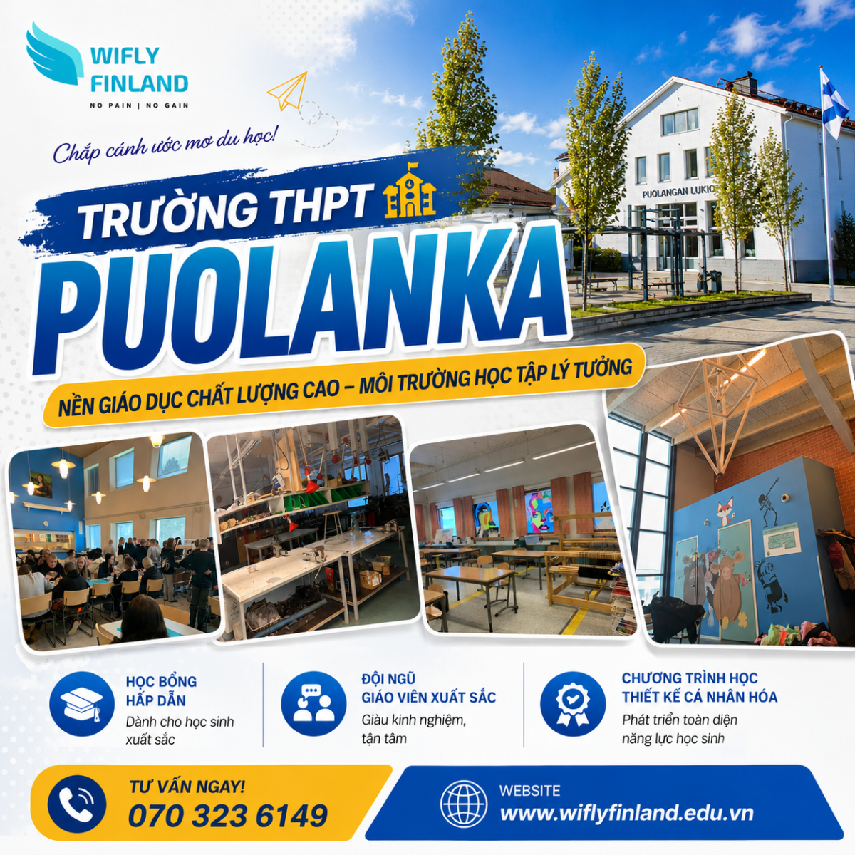 du học thpt Puolanka Phần Lan 