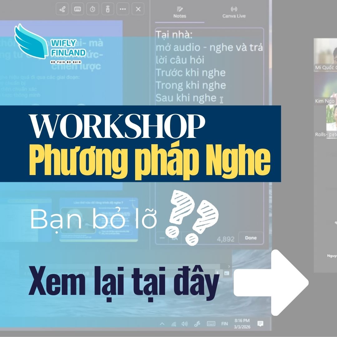 Workshop Du Học Nghề Wifly 03/2026: Bí Kíp Luyện Nghe Hiểu Người Bản Xứ