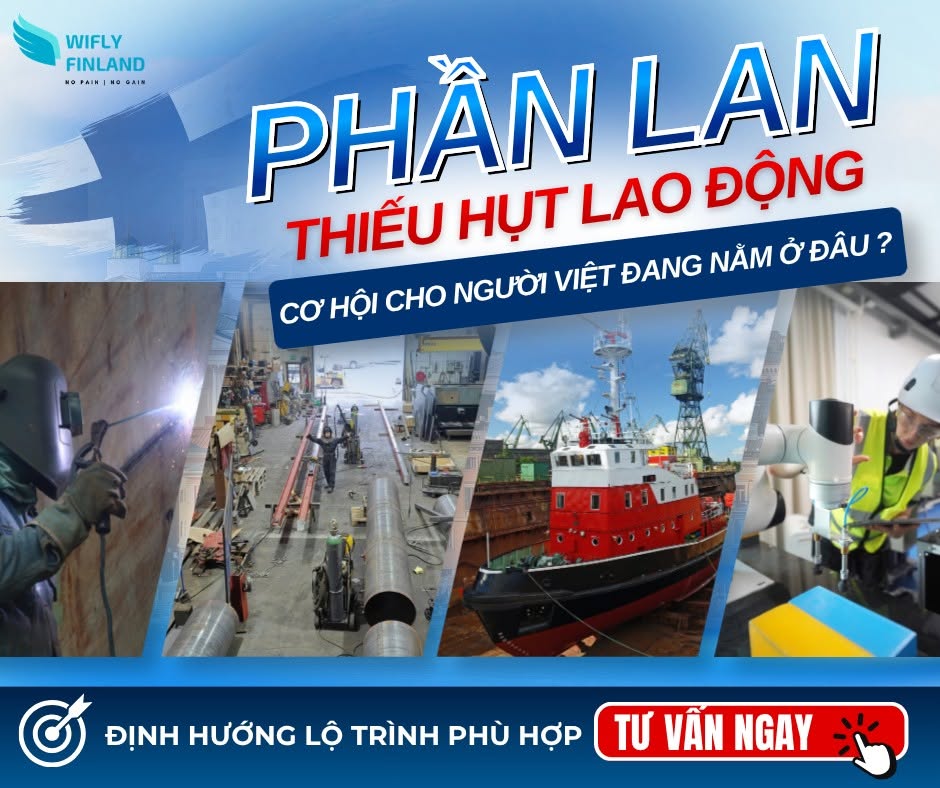 Phần Lan thiếu hụt nguồn lao động - các ngành phổ biến tại Phần Lan