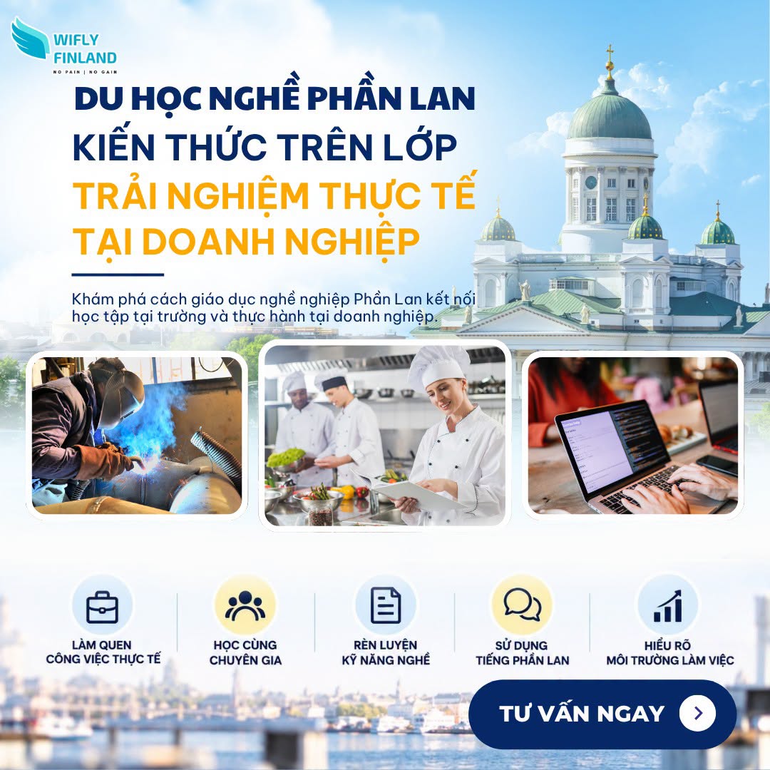 Du Học Nghề Phần Lan: Học Tập Và Thực Hành Trực Tiếp Tại Doanh Nghiệp