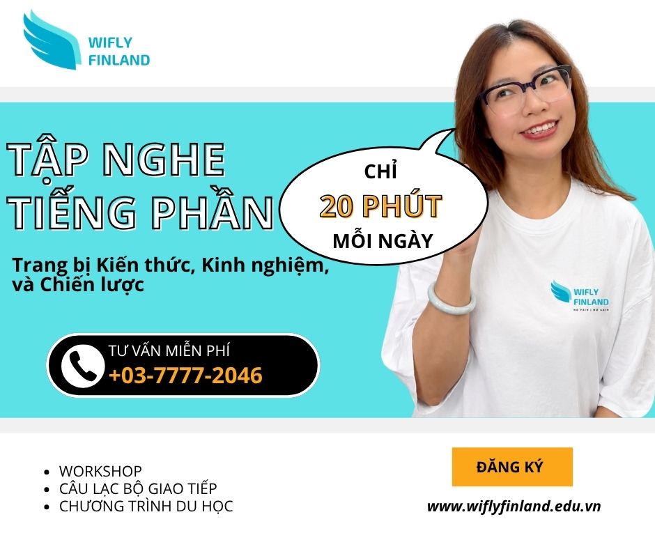 LUYỆN NGHE TIẾNG PHẦN LAN WIFLY FINLAND