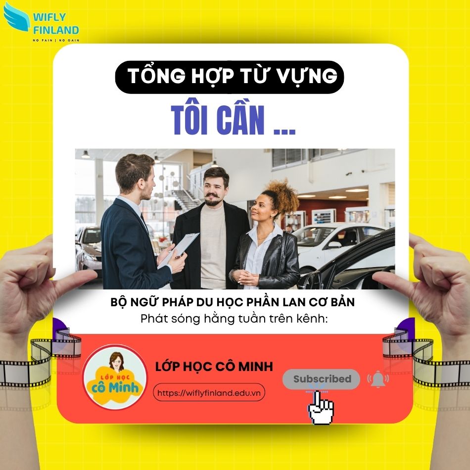 tổng hợp ngữ pháp du học nghề Phần Lan ngữ pháp tôi cần tiếng Phần Lan