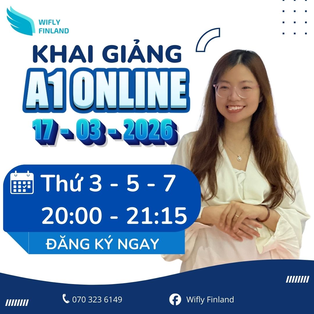 khai giảng khóa học tiếng Phần Lan online 17-03-2026