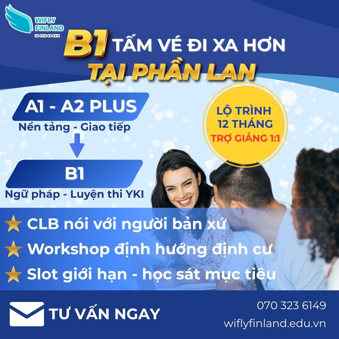 DU HỌC PHẦN LAN B1