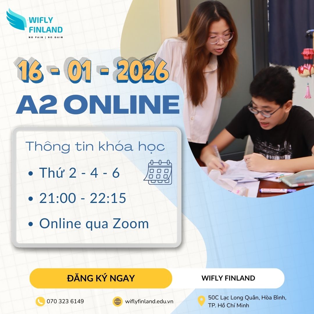 Tiếng Phần Lan A2 Online