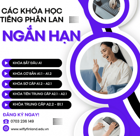 CÁC KHÓA HỌC TIẾNG PHẦN LAN NGẮN HẠN