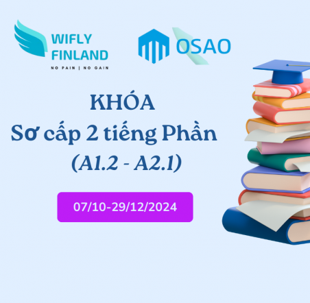 Khóa Sơ Cấp 2 Tiếng Phần (A1.2 - A2.1) - Chương Trình Nghề Phần Lan