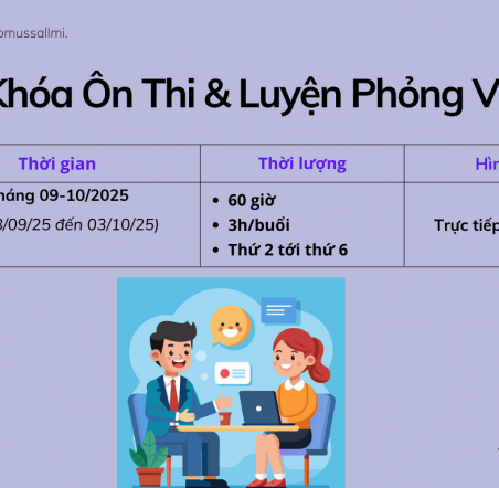 Khóa Ôn Thi và Luyện Phỏng Vấn